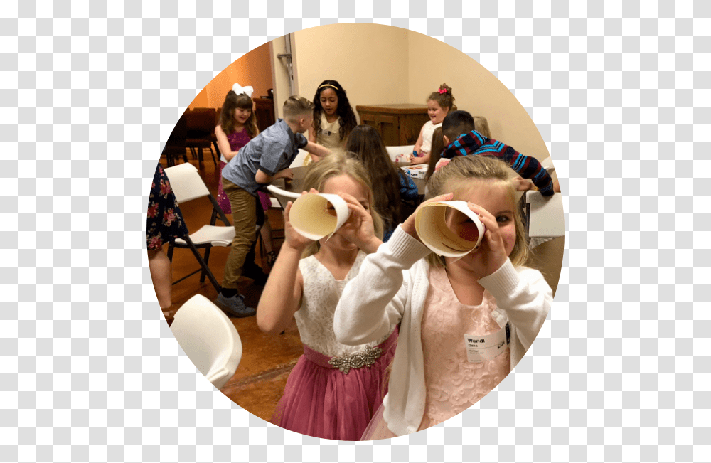 Kids Girl, Person, Sunglasses, Coffee Cup, Crowd Transparent Png