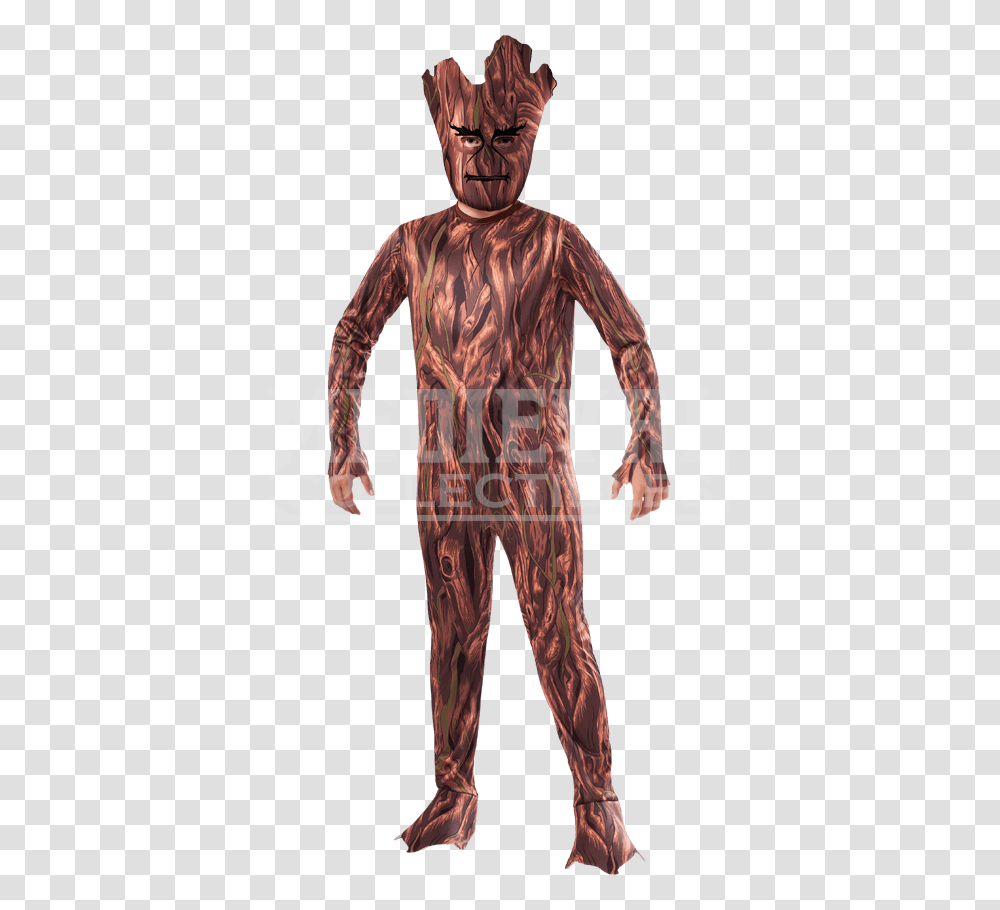 Kids Groot Costume, Person, Pillar, Architecture, Alien Transparent Png