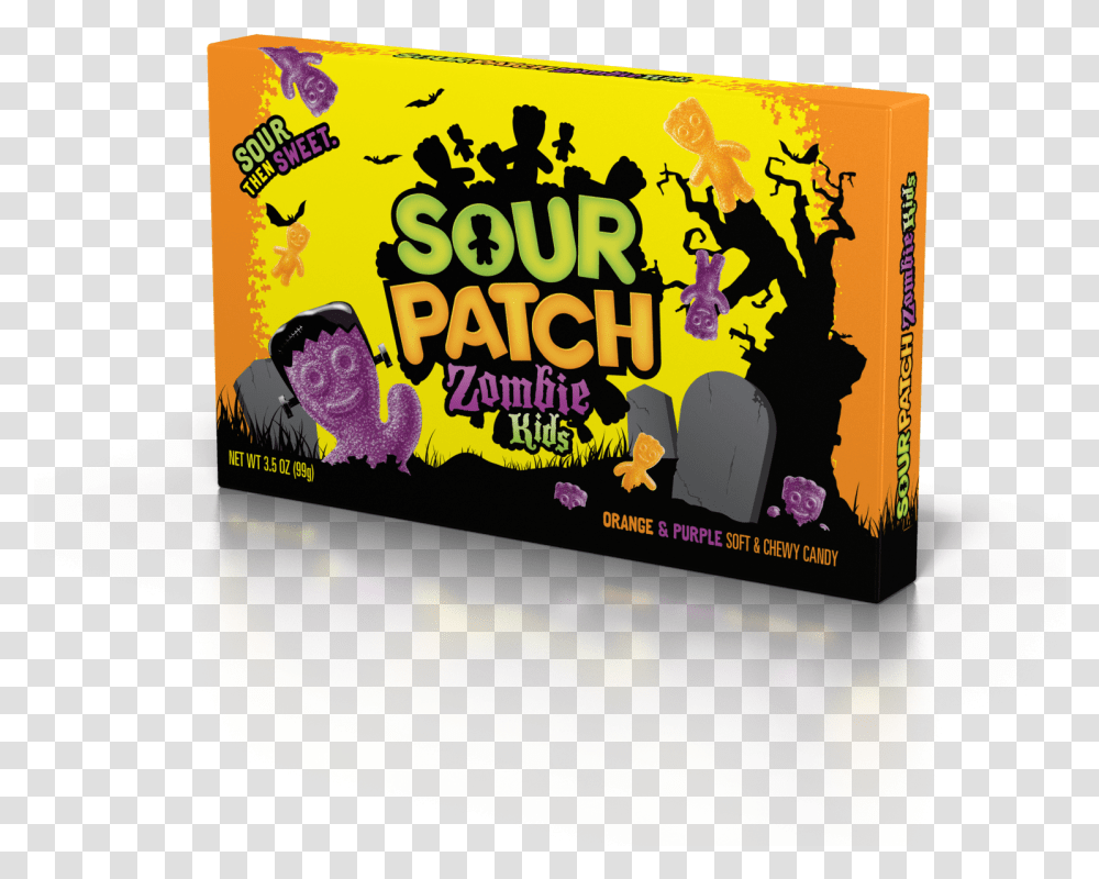 Kids Halloween Candy Zombie Sour Patch Kids, Poster, Advertisement, Flyer, Paper Transparent Png