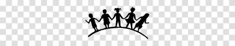 Kids Holding Hands Image, Gray, World Of Warcraft Transparent Png