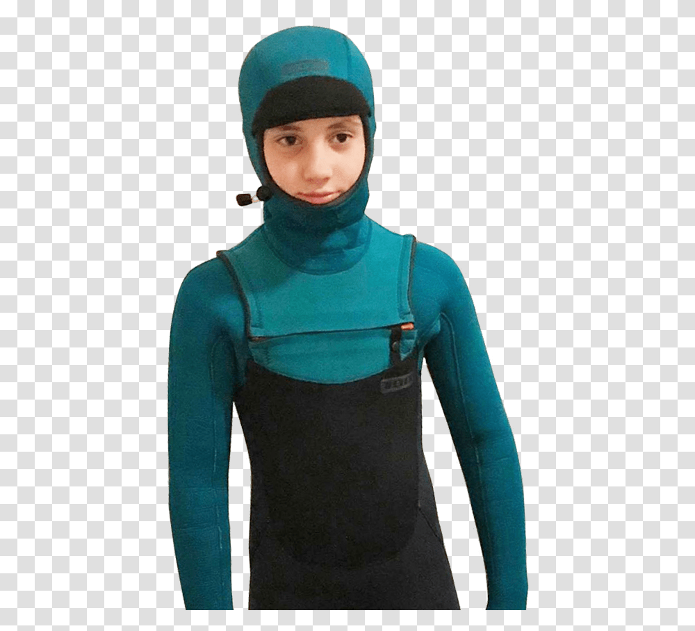 Kids Hooded Wetsuit, Sleeve, Long Sleeve, Person Transparent Png
