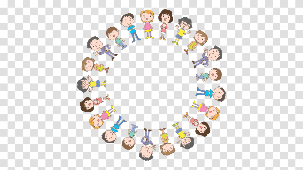 Kids In Circle Vector Image, Accessories, Accessory, Jewelry Transparent Png