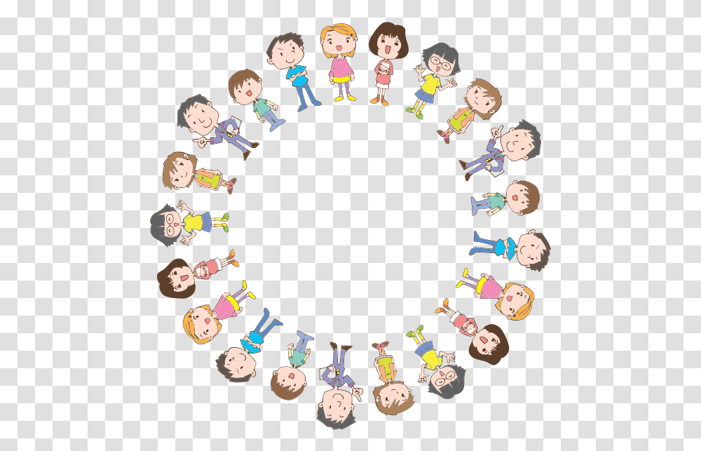 Kids In Circle Vector Image Kids Circle, Clothing, Apparel, Accessories, Accessory Transparent Png