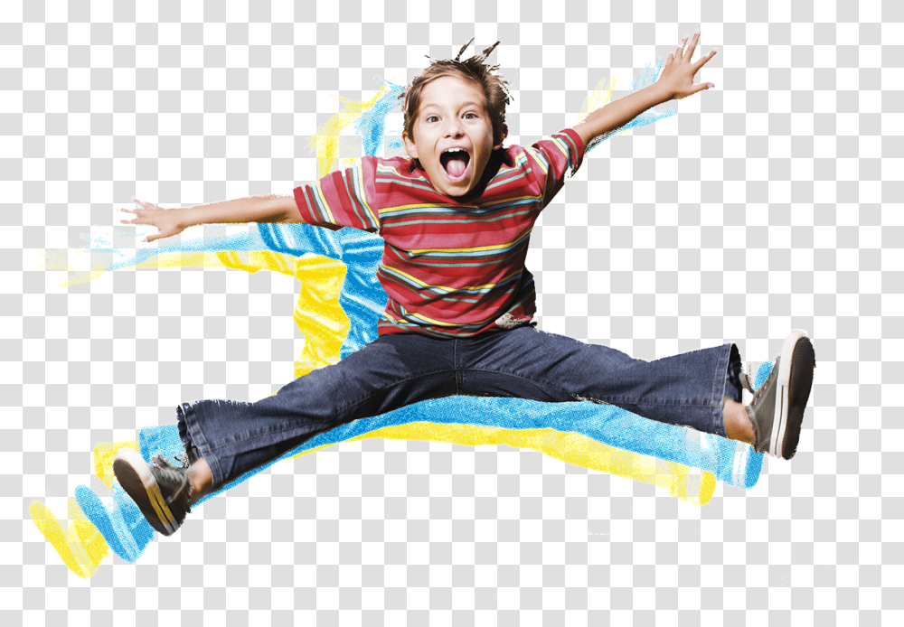 Kids Jumping Download, Person, Pants, Face Transparent Png
