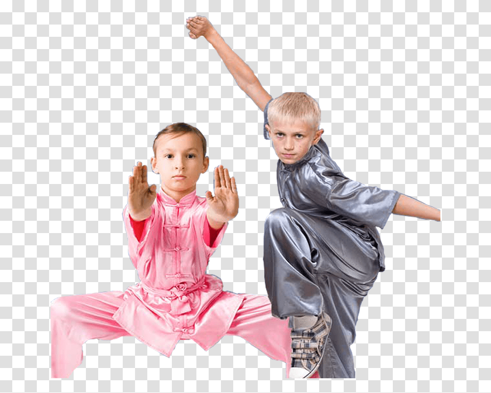 Kids Kung Fu Class Wushu Kids, Person, Human, Sport, Sports Transparent Png