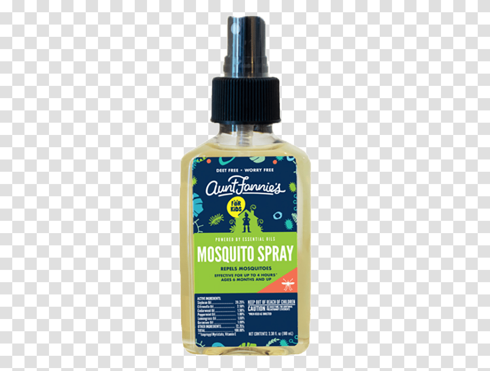 Kids Mosquito Spray, Bottle, Cosmetics, Label Transparent Png