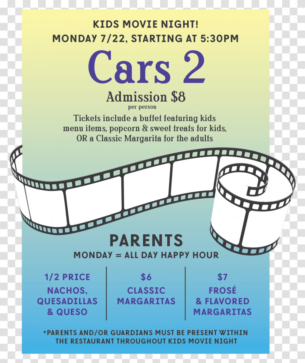Kids Movie Day Flyer, Poster, Advertisement, Paper, Brochure Transparent Png