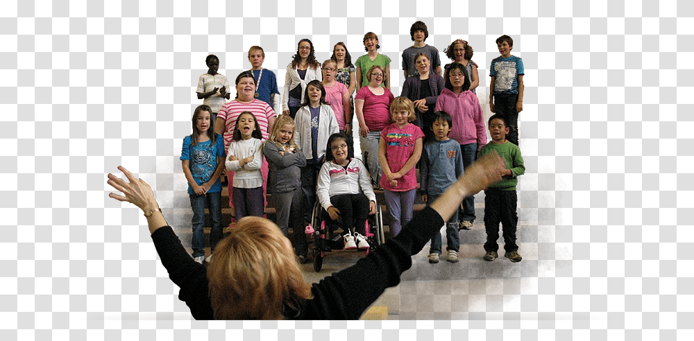 Kids Of Note Kids Choirs, Person, Audience, Crowd, Kindergarten Transparent Png