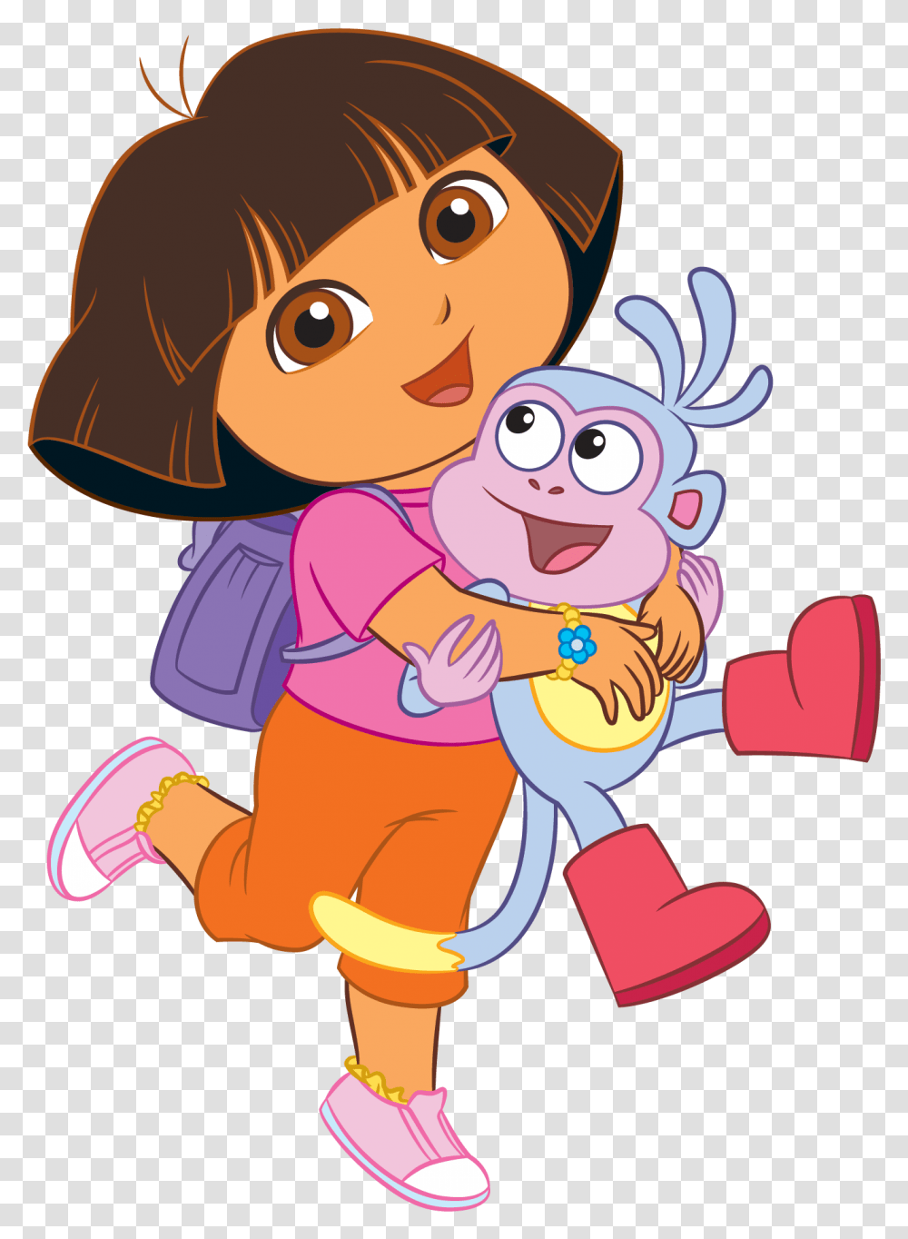 Kids On Swings Clipart Dora The Explorer Clipart, Girl, Female, Toy, Child Transparent Png