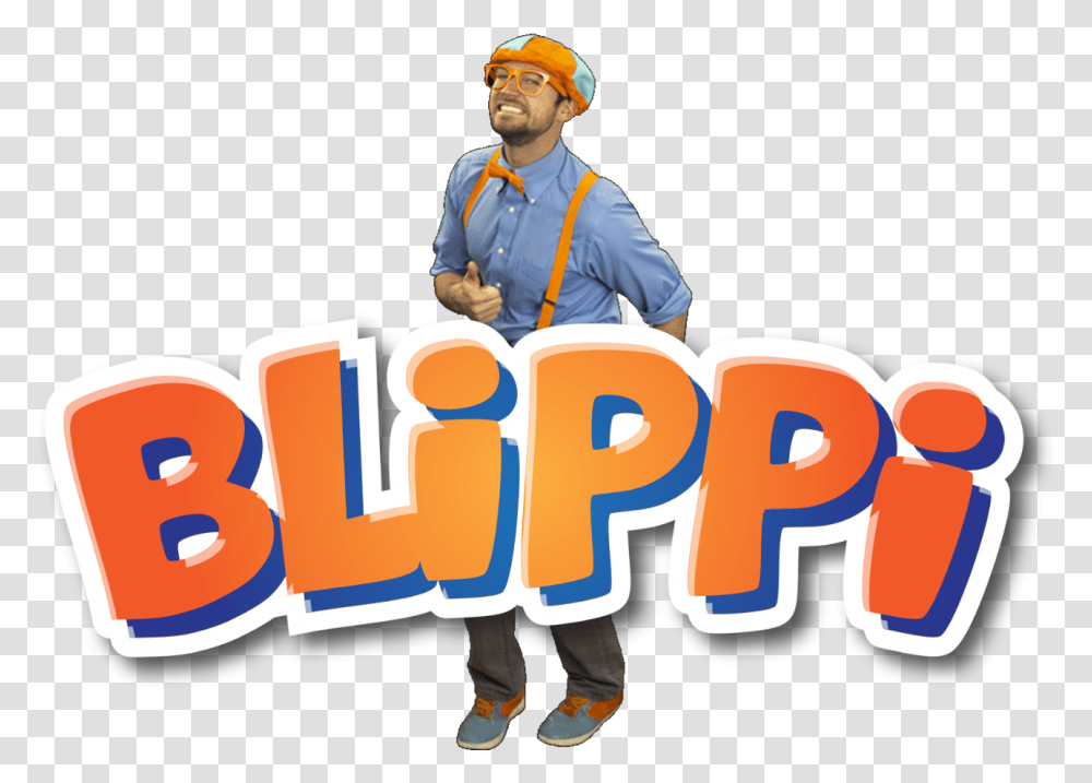 Kids Party Blippi, Person, Word, Clothing, Text Transparent Png
