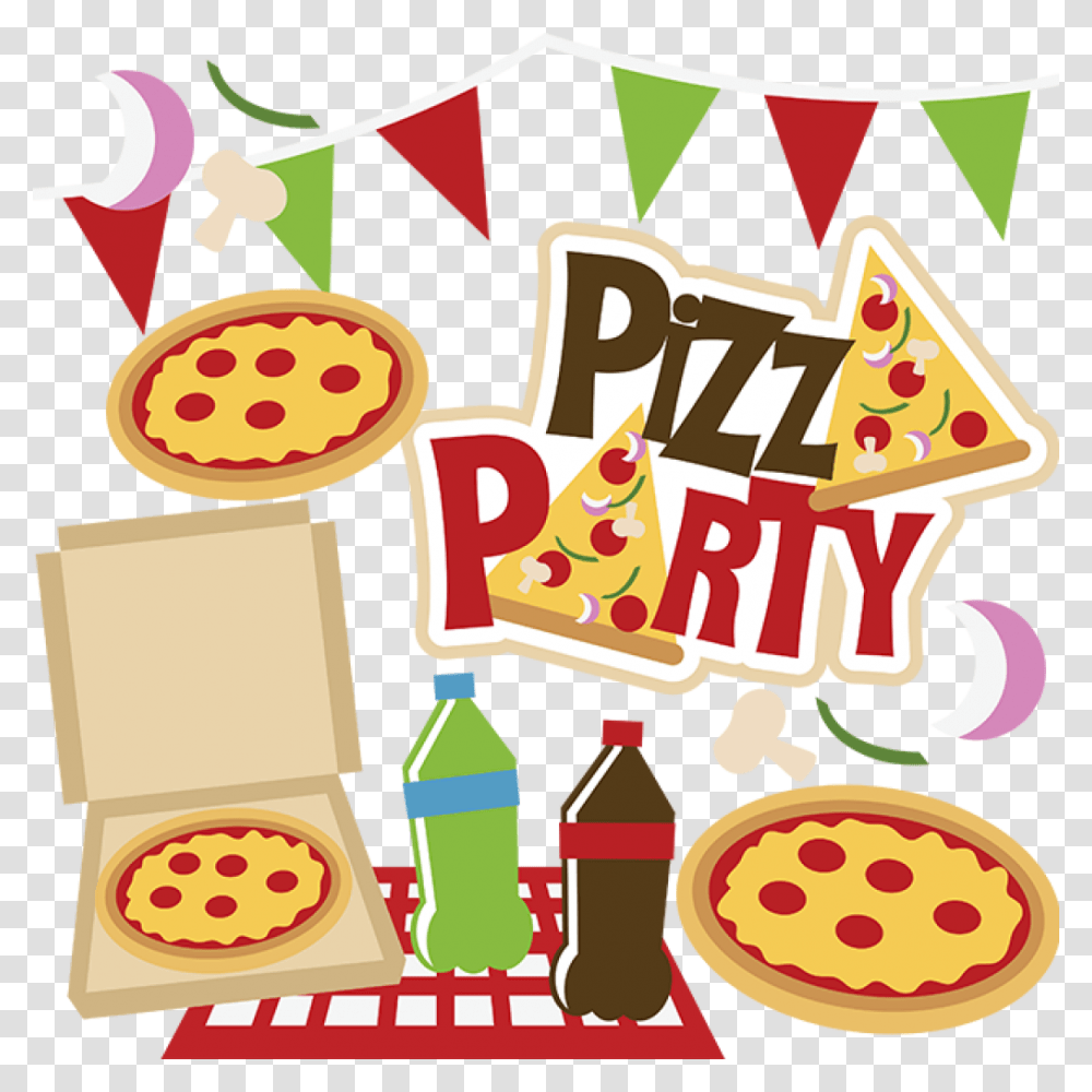Kids Pizza Party Clipart Pizza Party In School, Lunch, Meal, Food, Leisure Activities Transparent Png