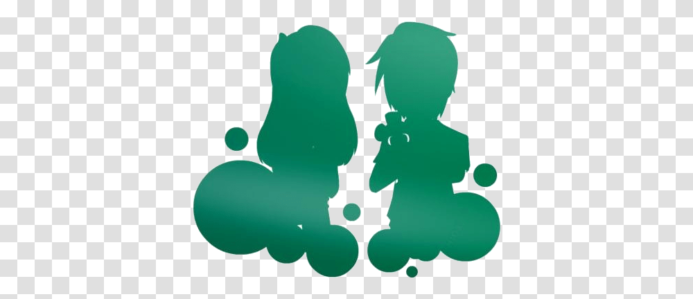 Kids Playing Bubbles Vector Illustration, Green, Silhouette, Plant Transparent Png