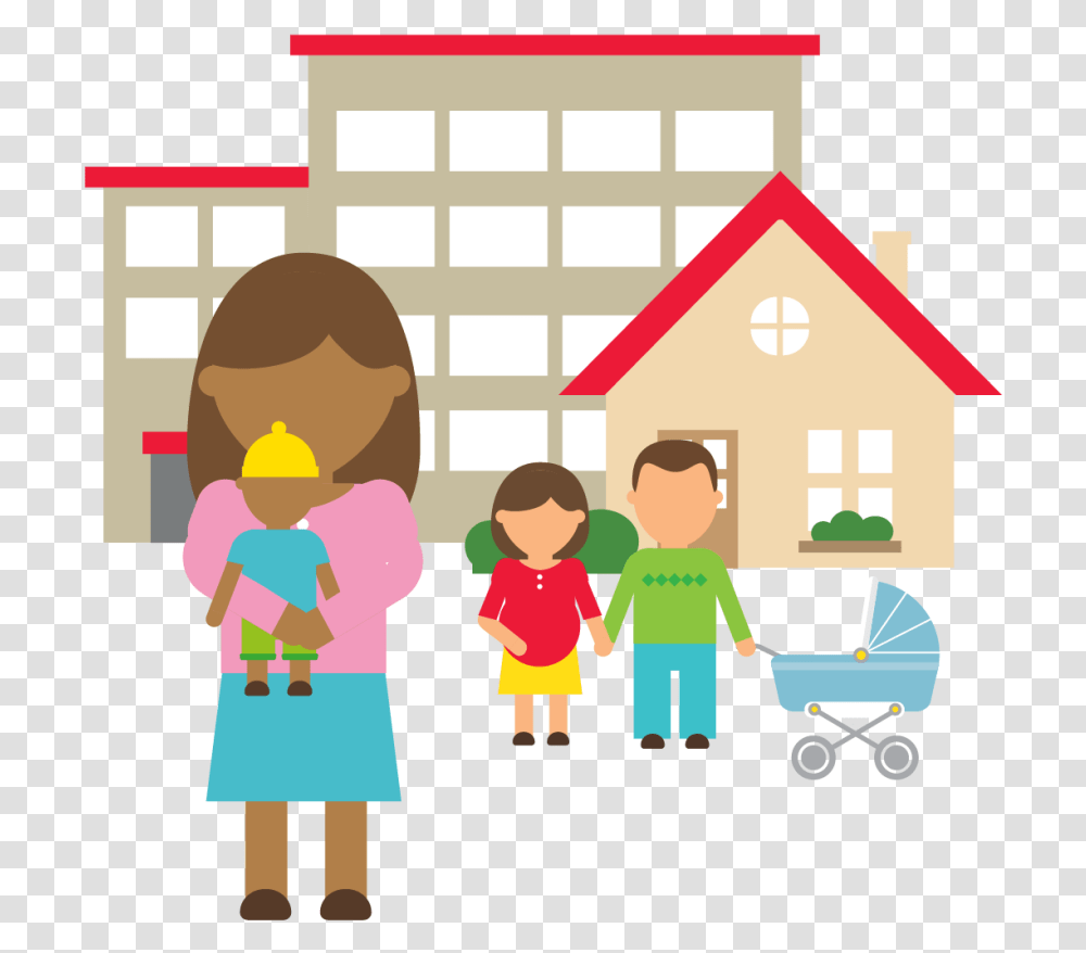 Kids Playing Clipart Health Visitor Clipart, People, Person, Human, Family Transparent Png