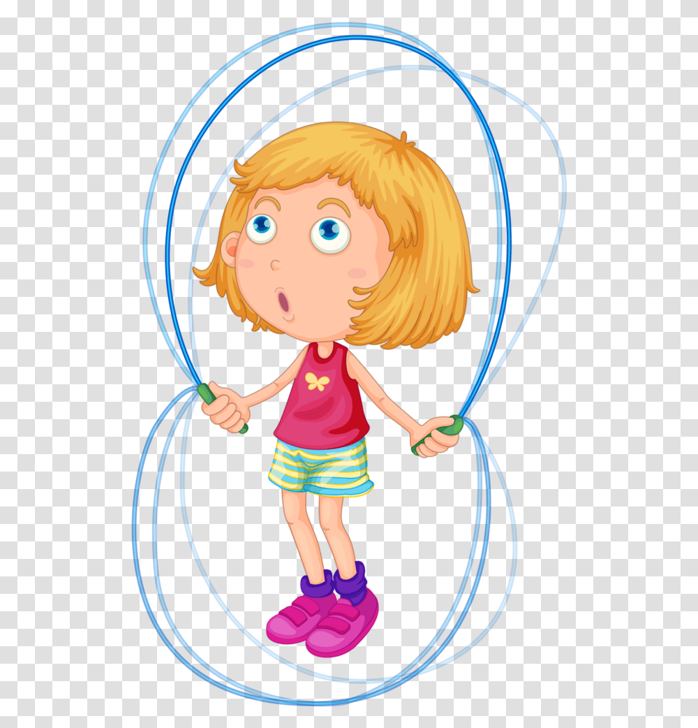 Kids Playing Illustration Active Kids Cartoon, Person, Human, Doll, Toy Transparent Png