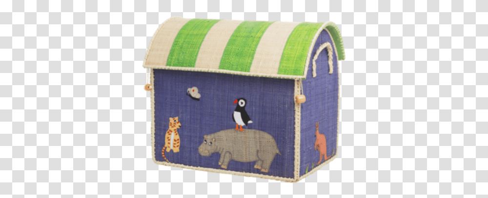 Kids Rice Animal Design Small Toy Basket Rice Raffia Set, Bird, Bear, Wildlife, Mammal Transparent Png