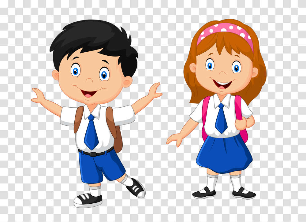 Kids School School Clipart And Student, Person, Human, Female, Girl Transparent Png