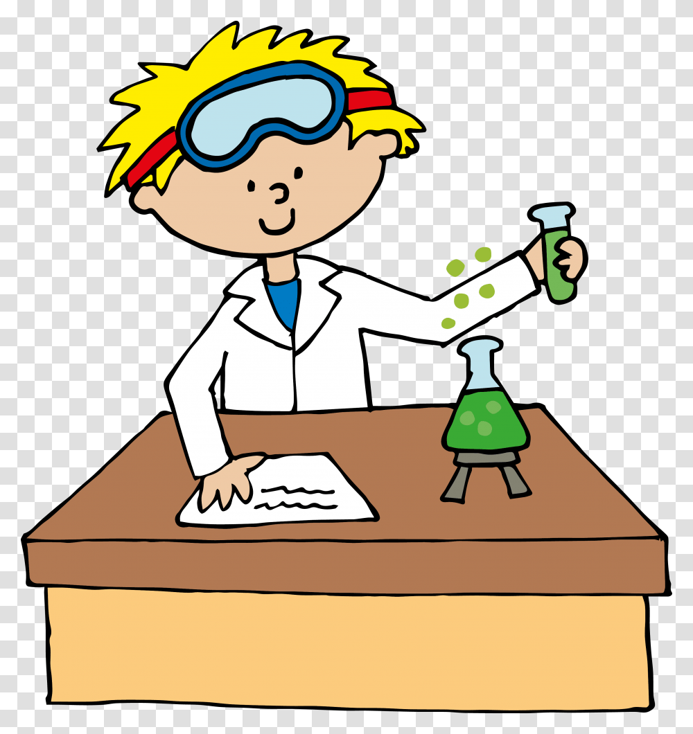 Kids Science Experiments Clipart Crafts And Arts, Person, Human, Scientist, Waiter Transparent Png