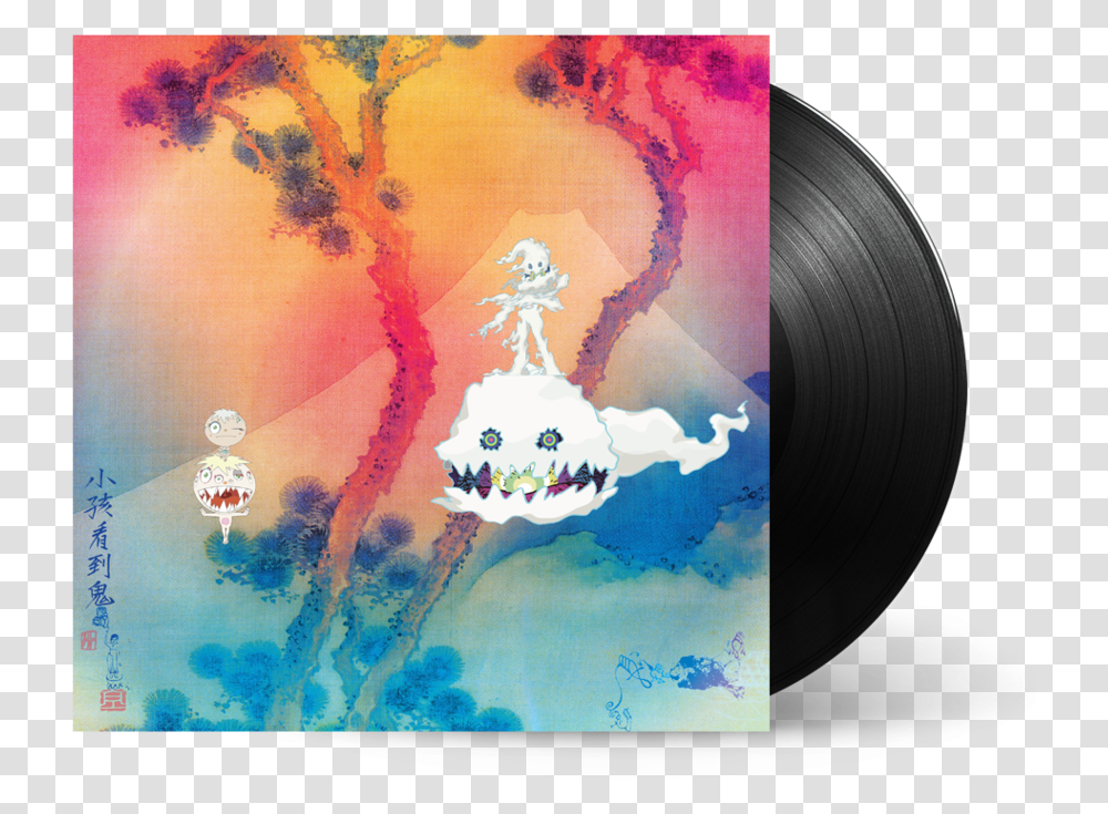 Kids See Ghost Vinyl, Disk, Painting, Dvd Transparent Png