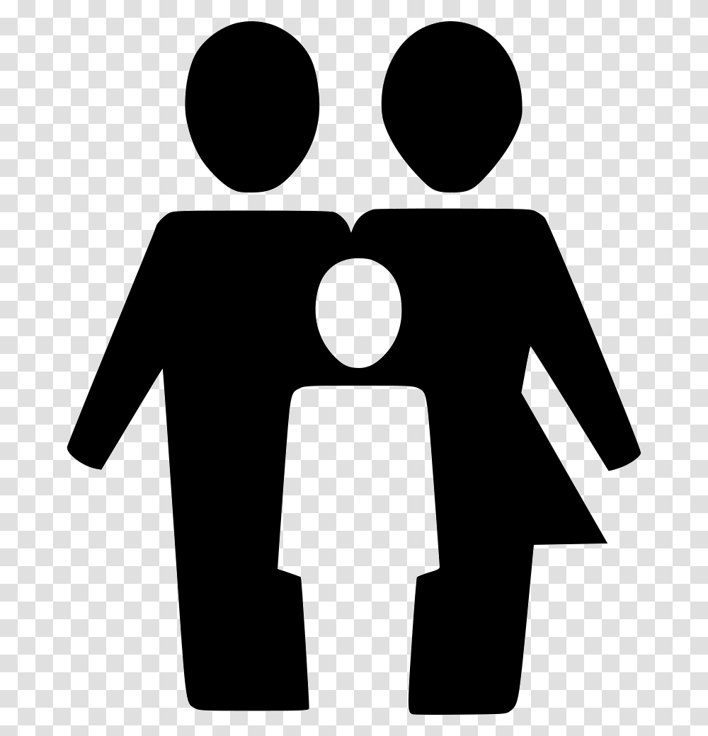 Kids Siblings Couple Brother And Sister Icon, Stencil, Sign, Road Sign Transparent Png