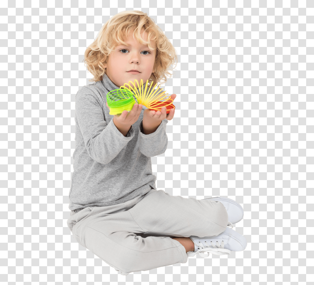 Kids Sitting, Person, Sleeve, Blonde Transparent Png