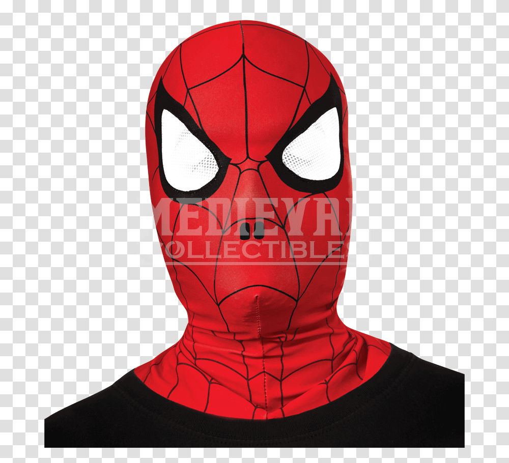 Kids Spider Man Fabric Overhead Mask, Hoodie, Sweatshirt, Sweater Transparent Png