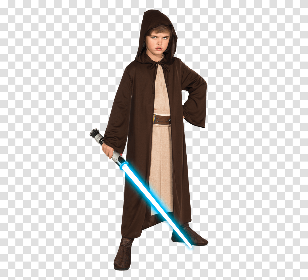 Kids Star Wars Jedi Knight Robe, Apparel, Costume, Coat Transparent Png