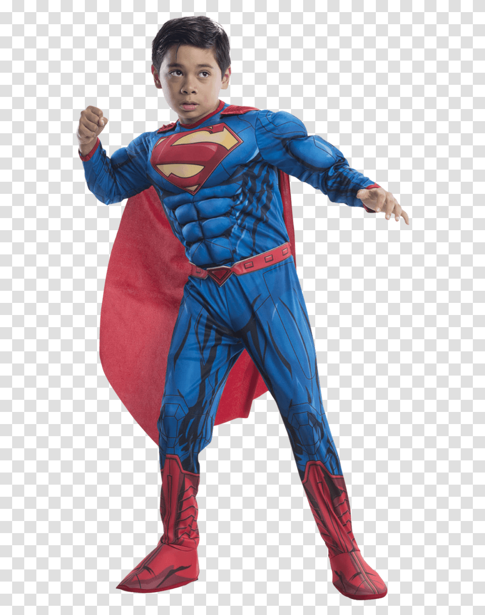 Kids Superman Costumes, Person, Leisure Activities, Long Sleeve Transparent Png