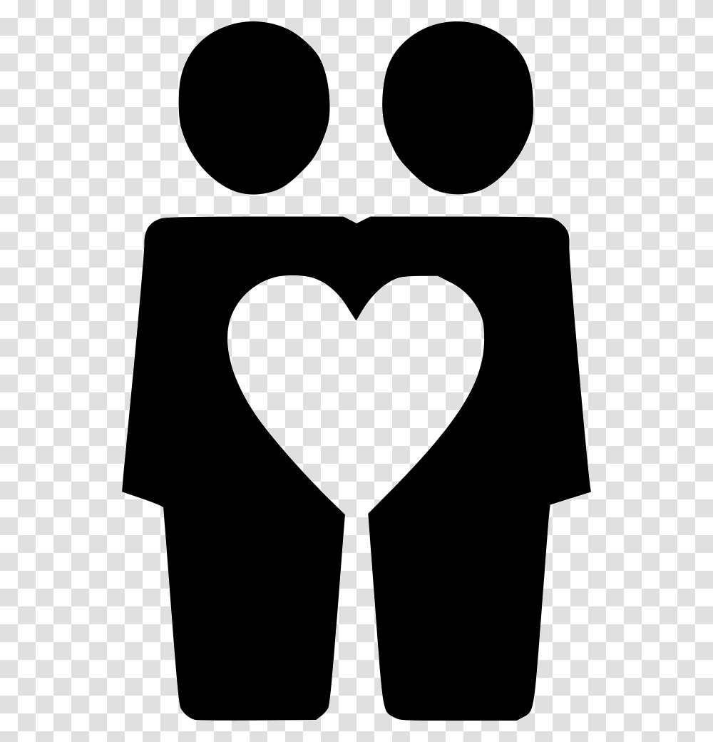 Kids Trust Couple, Stencil, Heart, Light Transparent Png