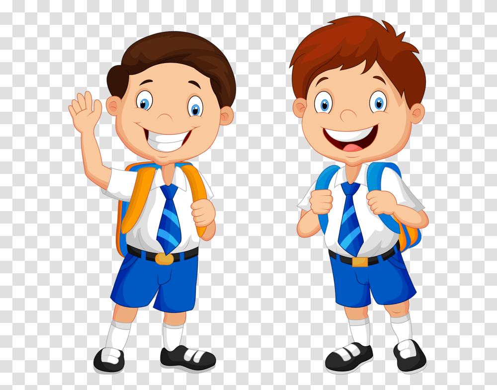 Kids Uniform Clipart, Person, Human, Boy, Girl Transparent Png
