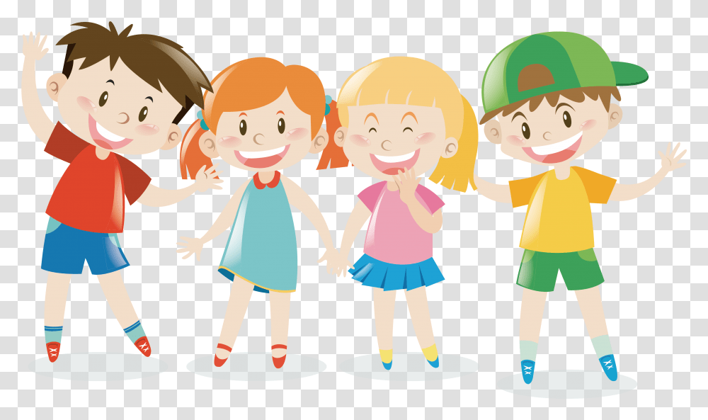 Kids Vector Clipart Children, Person, Human, People, Family Transparent Png