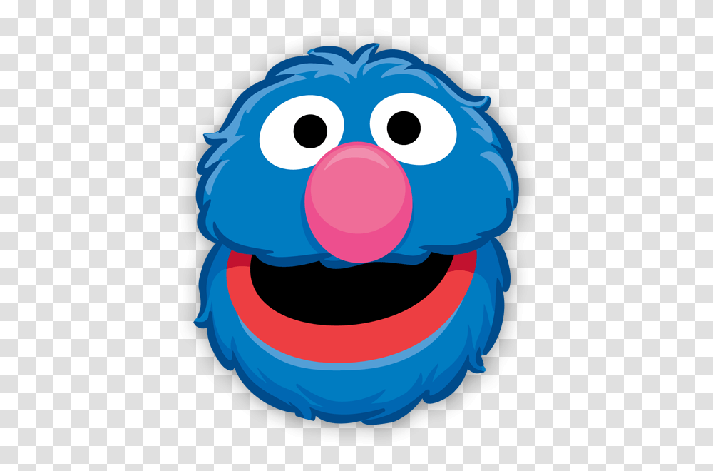 Kids Wall Sticker Grover Head, Performer, Clown Transparent Png