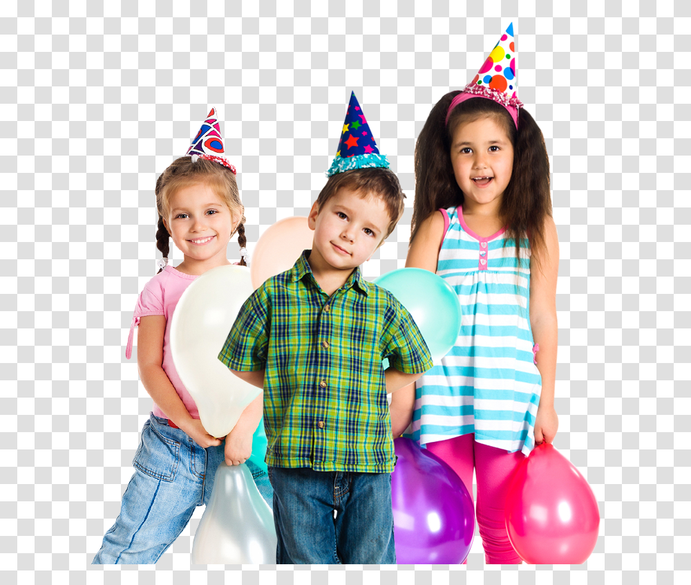 Kids With Birthday Caps, Apparel, Person, Human Transparent Png