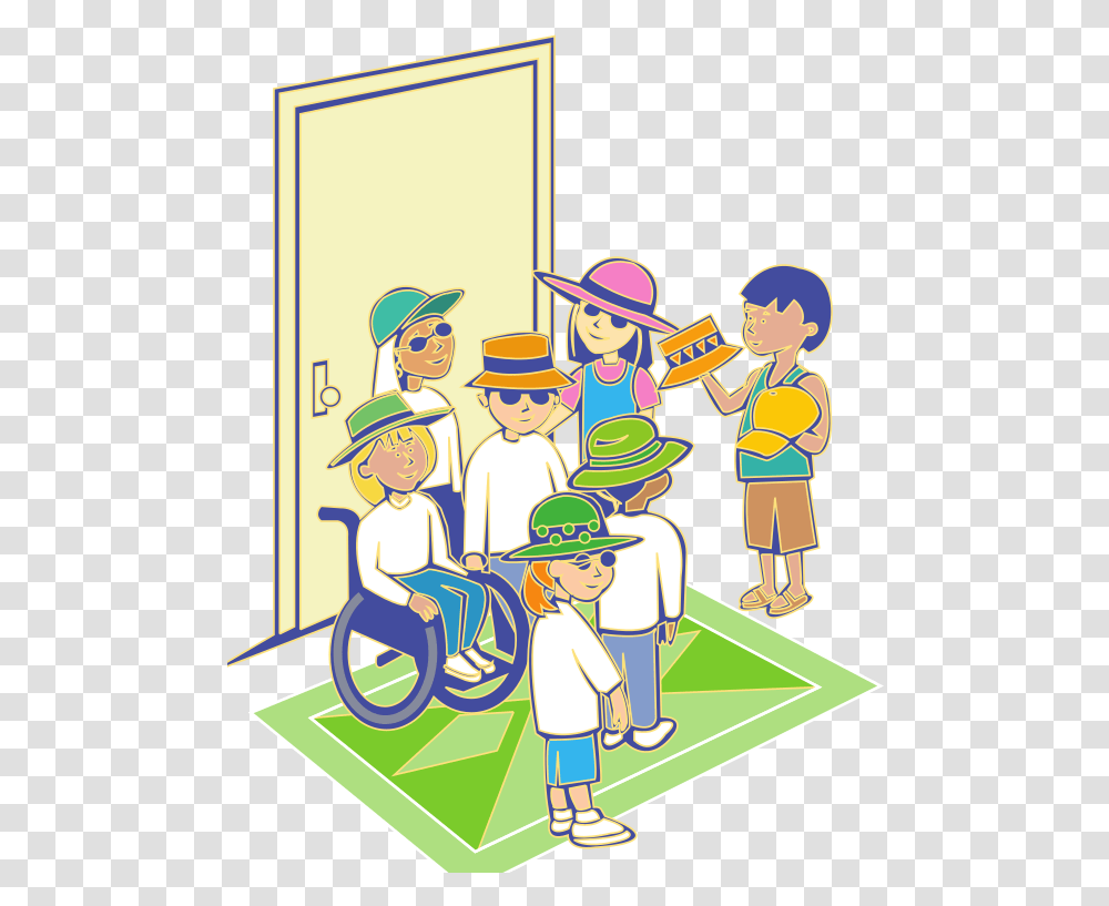 Kids With Hats Kids In Hats Clipart, Person, Human, People, Performer Transparent Png