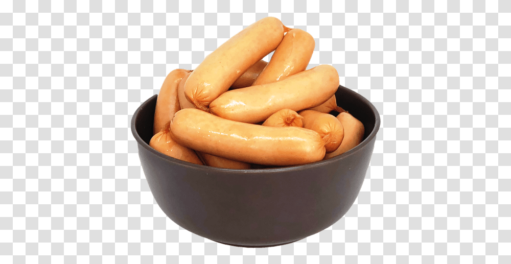 Kielbasa, Hot Dog, Food, Bowl, Bread Transparent Png
