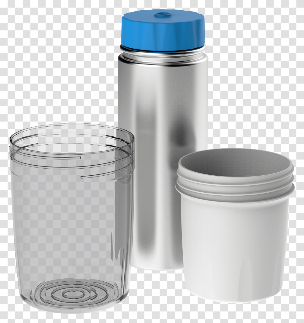 Kiinde Kozii Voyager Travel Bottle And Food Warmer, Shaker, Cylinder, Glass Transparent Png