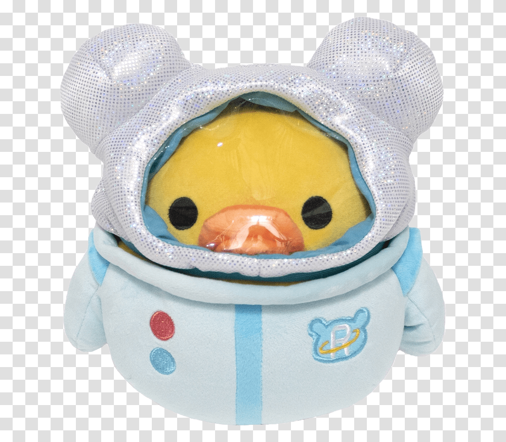 Kiiroitori Space Astronaut Spacesuit Kawaii Plush San X Rilakkuma Chick Space, Toy, Diaper, Birthday Cake, Dessert Transparent Png