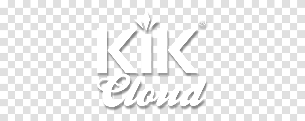 Kik Cloud Logo, Text, Label, Word, Alphabet Transparent Png