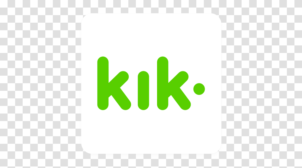 Kik For Blackberry 10 Kik App Logo, Text, First Aid, Word, Symbol Transparent Png