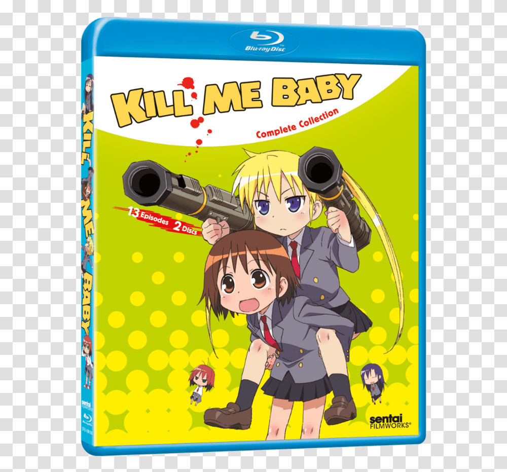 Kill Me Baby Blu Ray, Person, Comics, Book, Photography Transparent Png