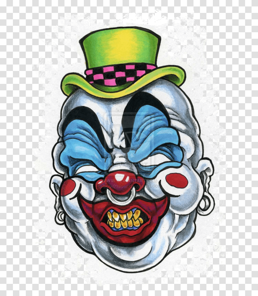 Killer Clown Tattoo Design Photo Killer Clowns Clipart, Performer, Hat, Apparel Transparent Png
