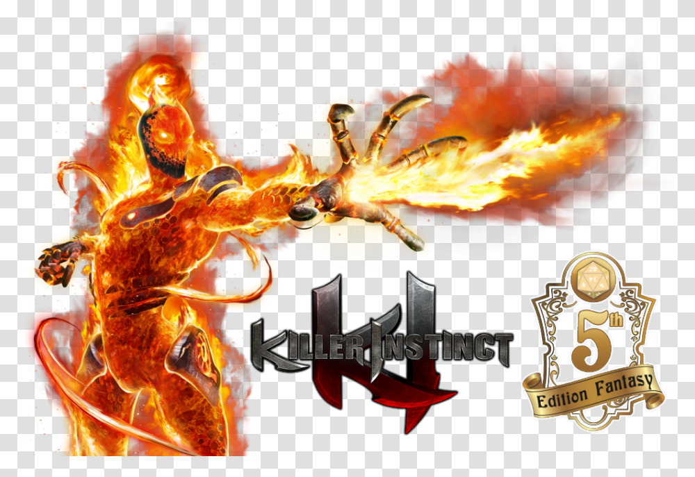 Killer Instinct D&d 5e Cinder - Blog Of Characters Killer Instinct, Bonfire, Flame, Dragon, Logo Transparent Png