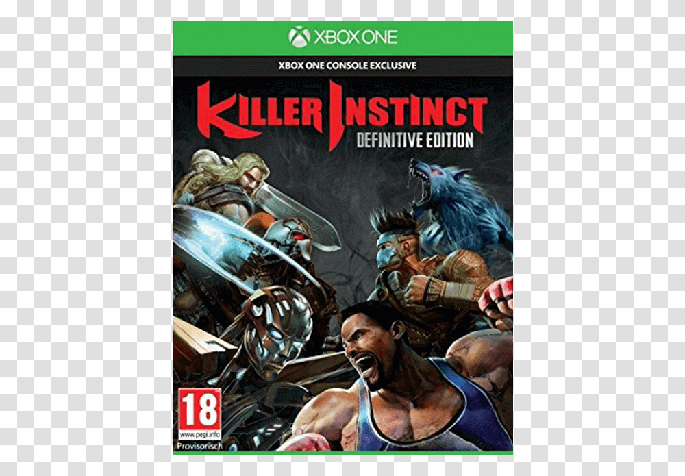 Killer Instinct Xbox One Cover, Poster, Advertisement, Person, Book Transparent Png