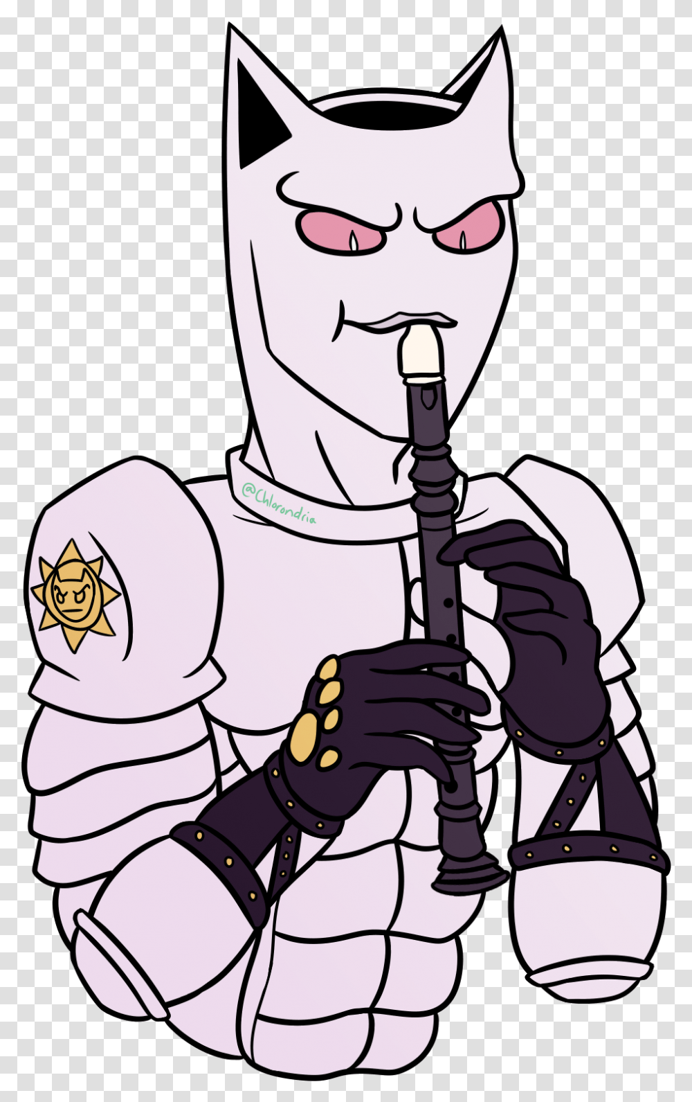 Killer Queen Bites The Recorder Shitpostcrusaders Cartoon, Leisure Activities, Musical Instrument, Flute, Bagpipe Transparent Png