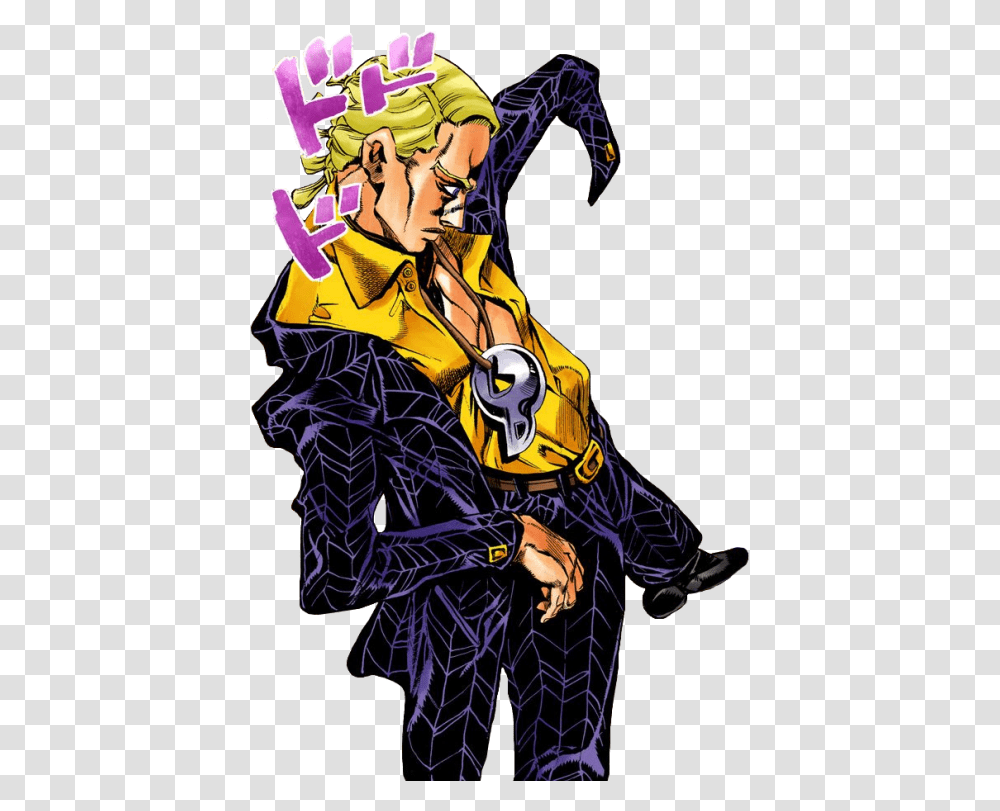 Killer Queen Jojo View Samegoogleiqdbsaucenao Latest Jojo Part 5 Prosciutto, Comics, Book, Person, Human Transparent Png