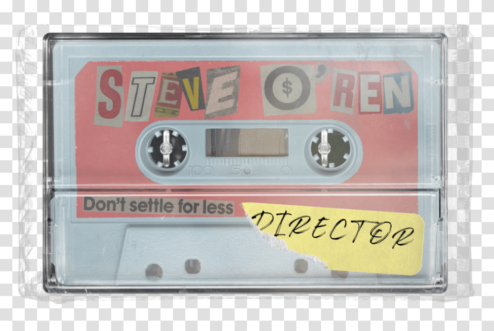 Killer Tape, Cassette Transparent Png