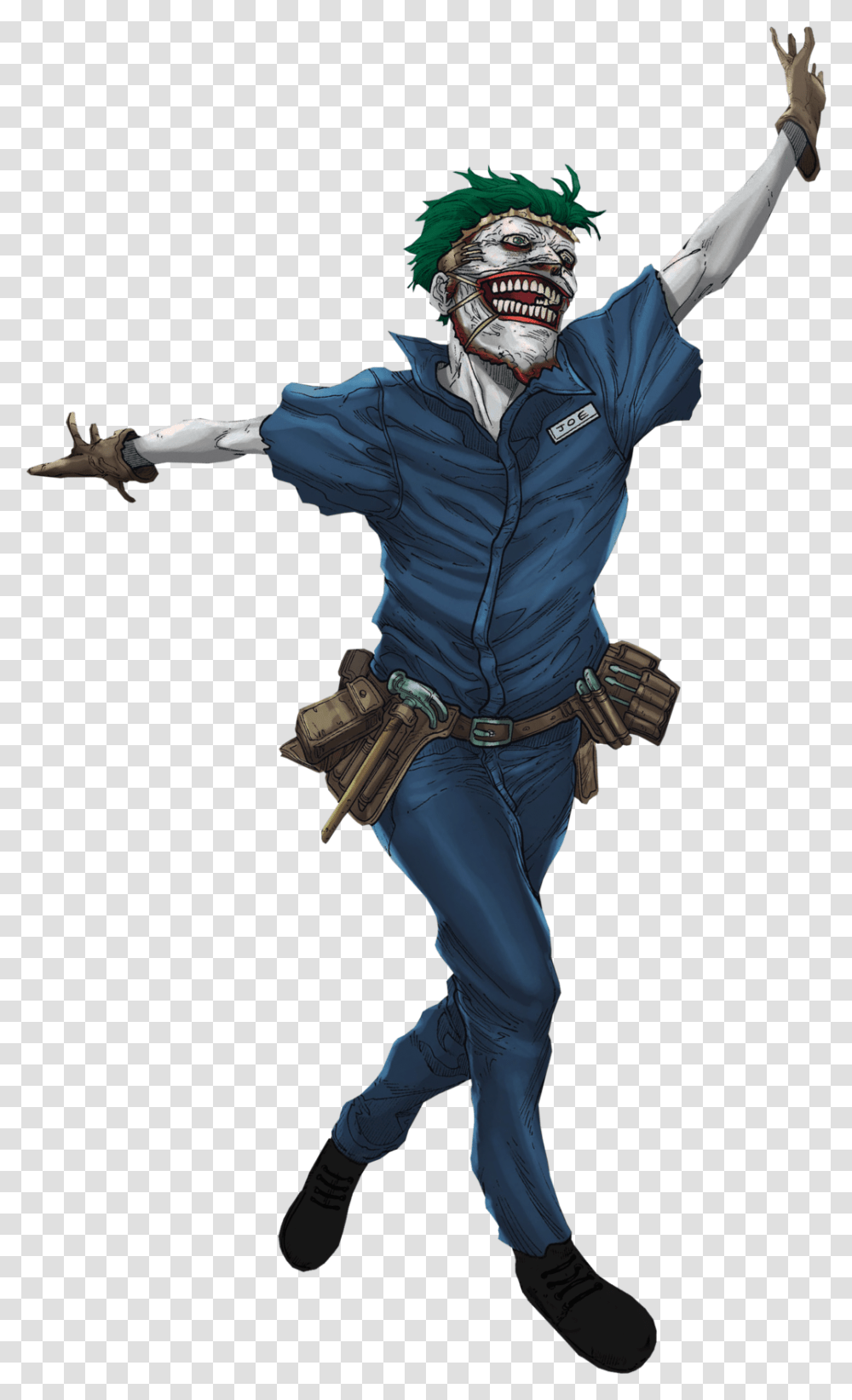 Killing A Family Joker, Person, Ninja, Sleeve Transparent Png