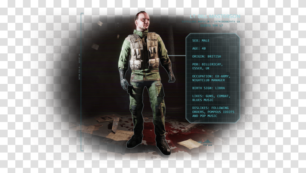 Killing Floor 2 Official Uniform Killing Floor, Person, Human, Military Uniform, Counter Strike Transparent Png