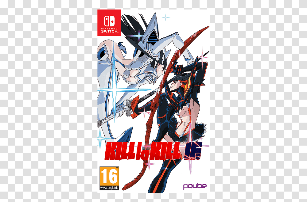 Killlakill Kill La Kill If Switch, Comics, Book, Manga, Poster Transparent Png