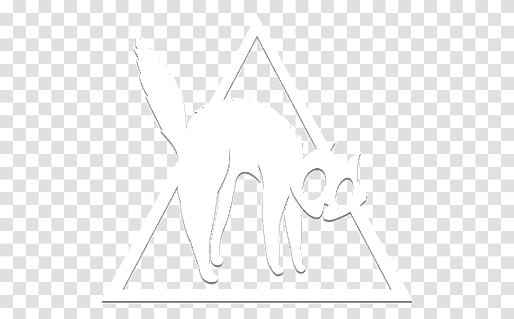 Killmonday, Triangle, Stencil, Silhouette Transparent Png