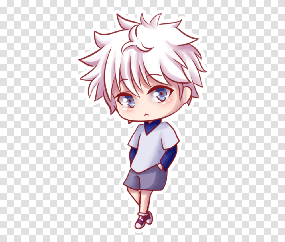 Killua Chibi Download, Manga, Comics, Book, Person Transparent Png